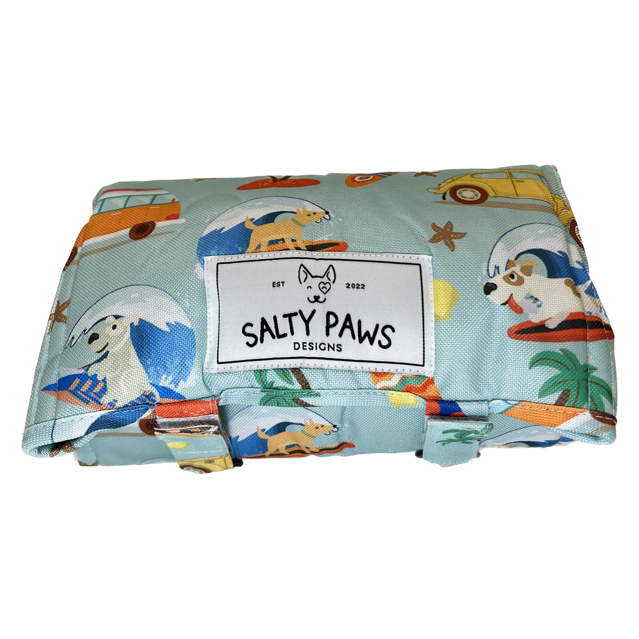 Salty Paws Designs Travel Mat, Training Mat, Pet Mat, Dog Mat 