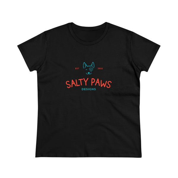 Salty Paws Designs Women's T-Shirt (colour logo)