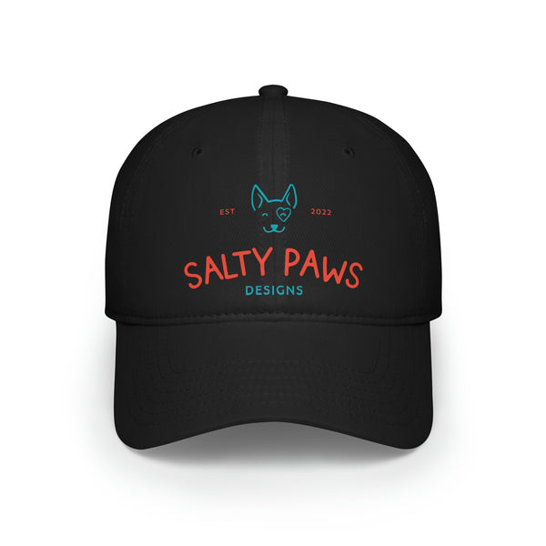 Salty Paws Baseball Cap (Colour logo)