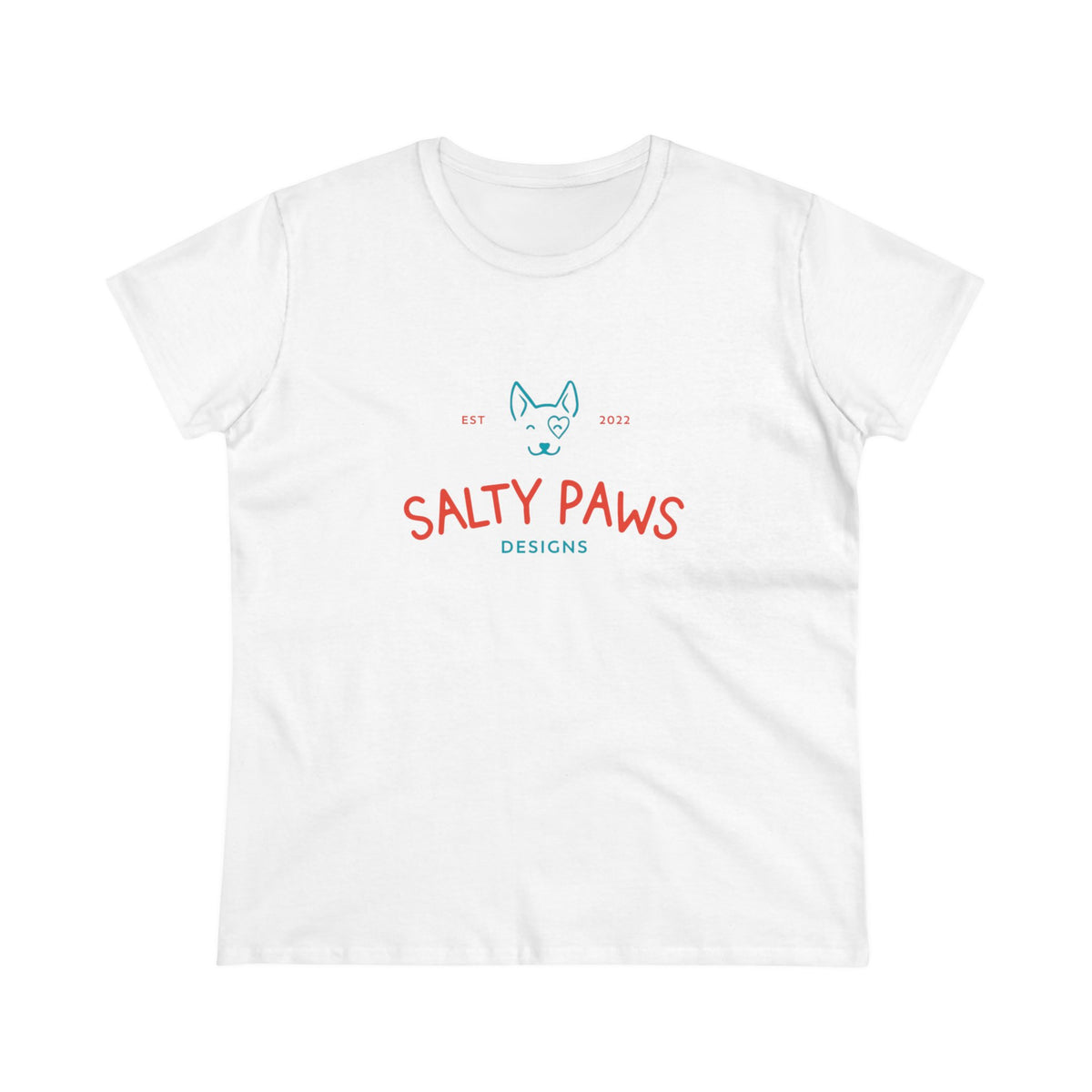 Salty Paws Designs Women's T-Shirt (colour logo)