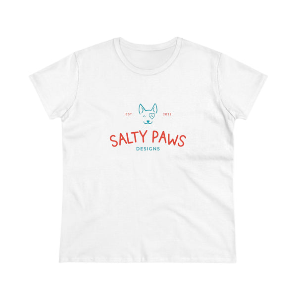 Salty Paws Designs Women's T-Shirt (colour logo)