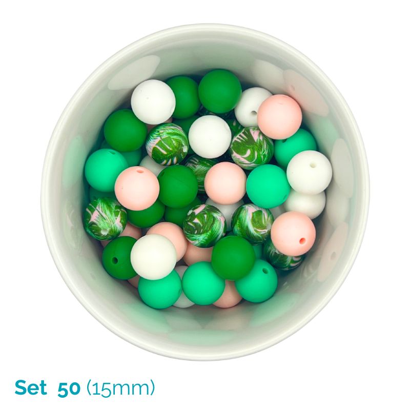 Silicone Beaded Dog Necklace