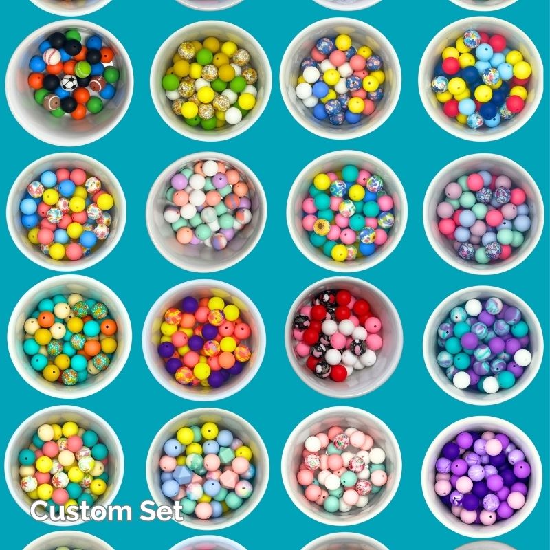 Silicone Beaded Dog Necklace