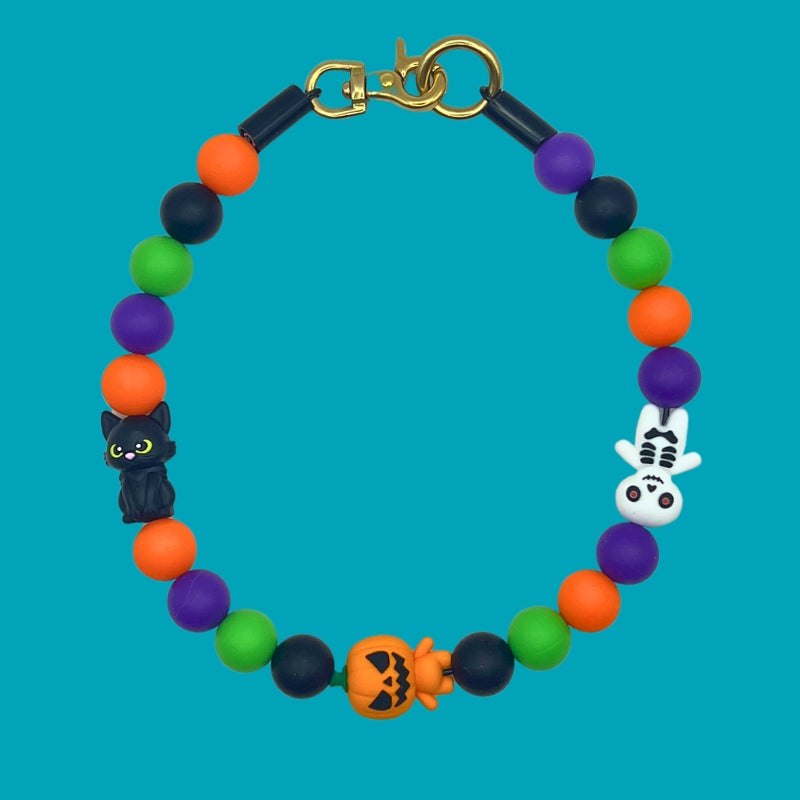 Halloween Beaded Dog Necklace
