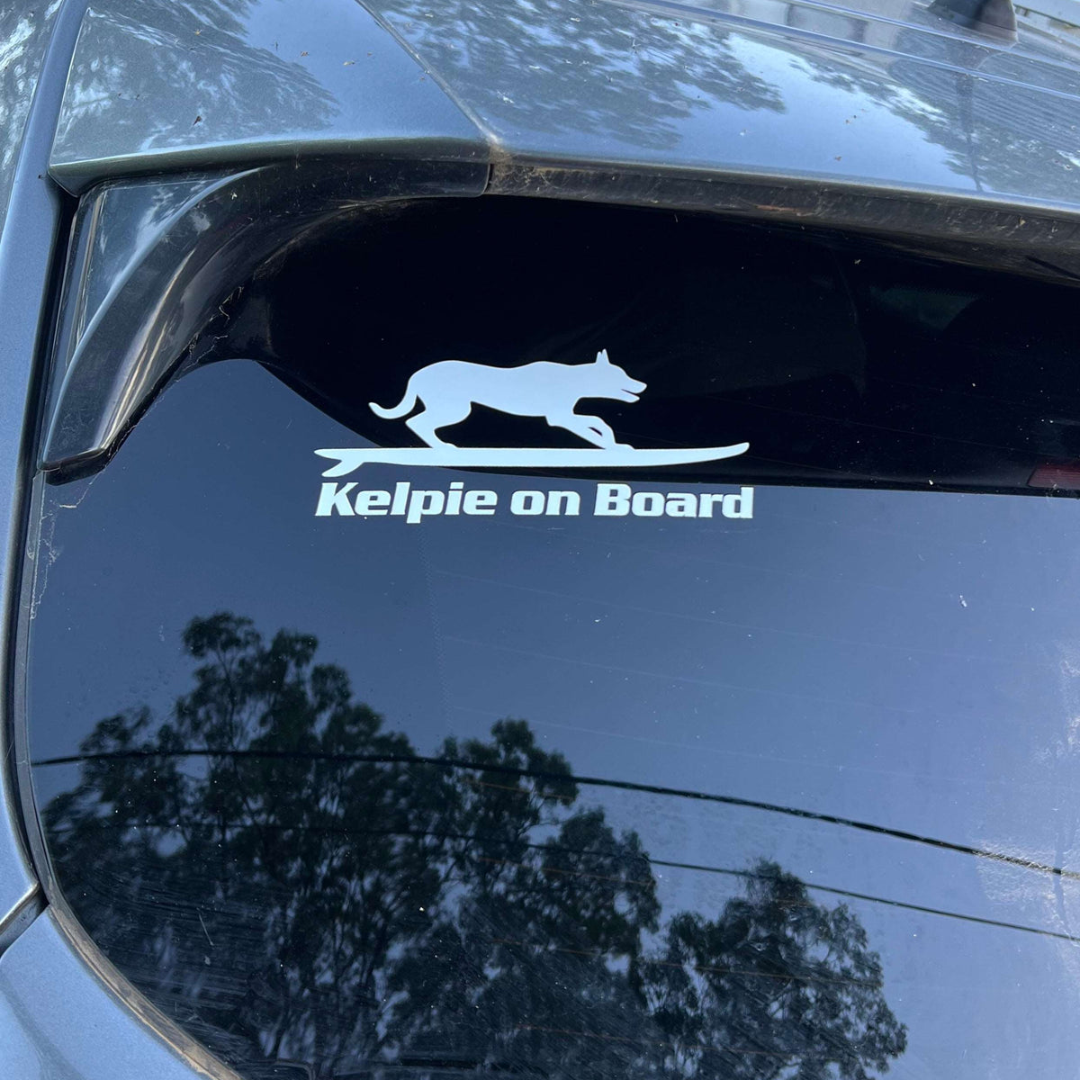 'Kelpie on Board' Decal