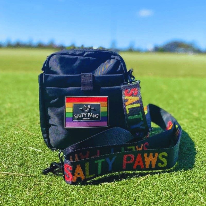 dog treat training bag rainbow LGBTQ