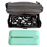 Salty Paws Silicone Treat Pouch insert shown alongside open dog training pouch
