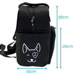 Salty Paws Ultimate Adventure Grab Bag side view dimensions 38cm height 26cm depth 16cm width