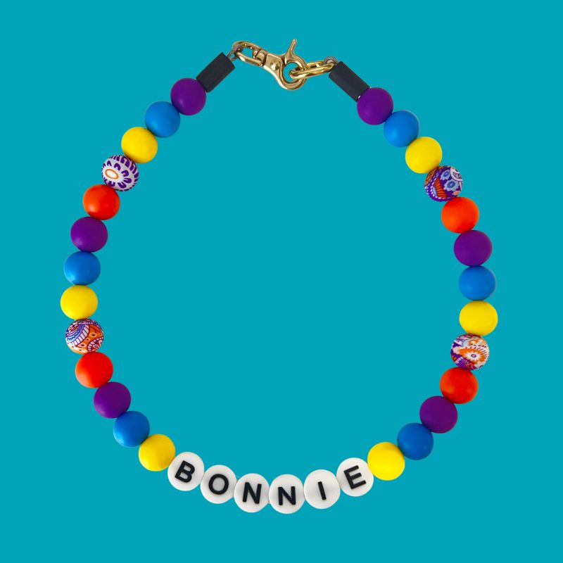 Silicone Beaded Dog Necklace