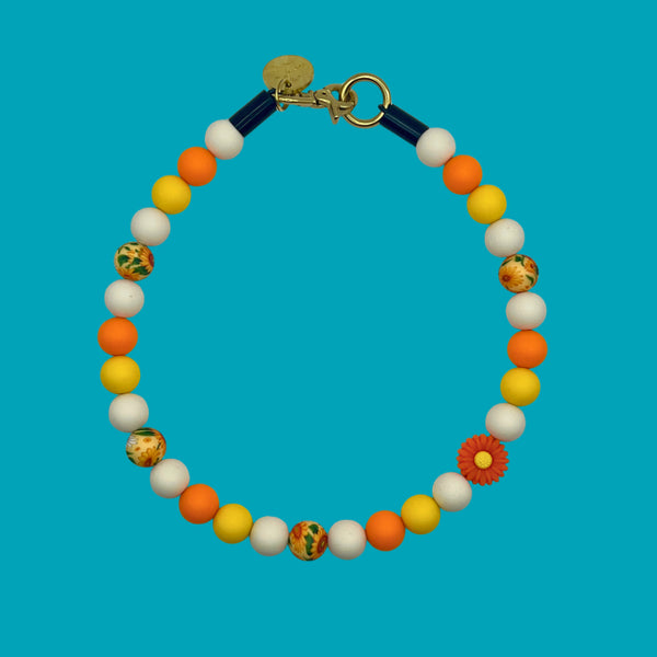 Silicone Beaded Dog Necklace - Set 1