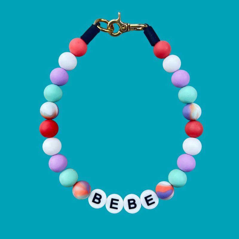 Silicone Beaded Dog Necklace