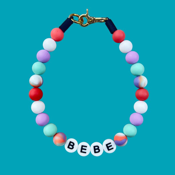 Silicone Beaded Dog Necklace