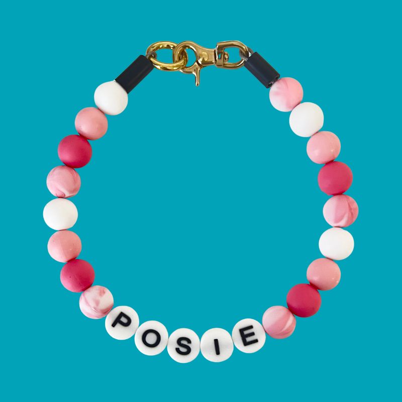 Silicone Beaded Dog Necklace