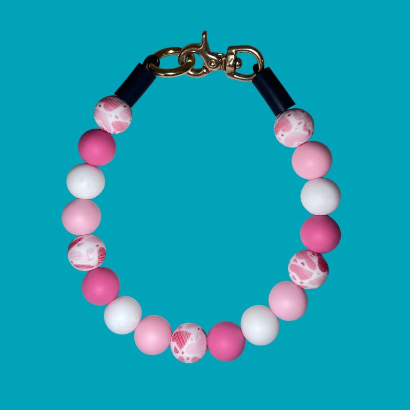 Silicone Beaded Dog Necklace