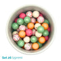 Silicone Beaded Dog Necklace - Set 26