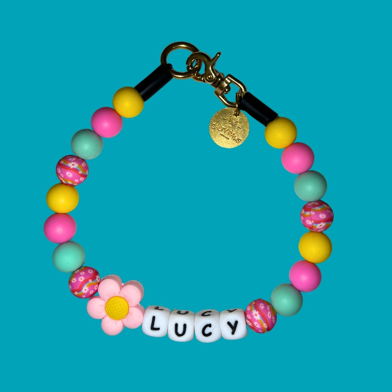 Silicone Beaded Dog Necklace - Set 38