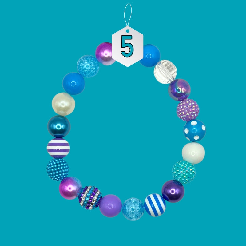 Bubblegum Beaded Dog Necklace