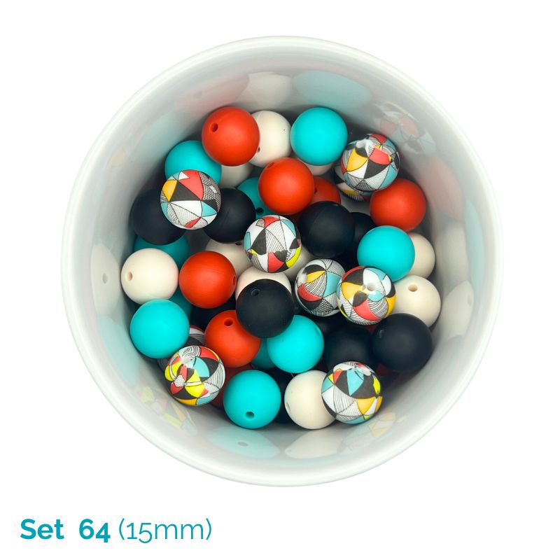 Silicone Beaded Dog Necklace