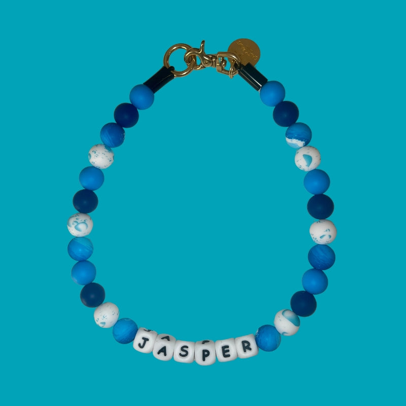 Silicone Beaded Dog Necklace - Set 65