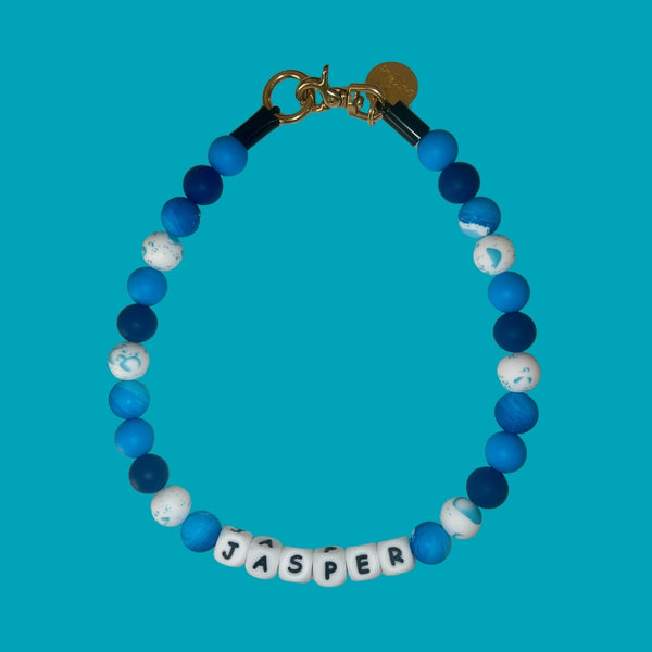 Silicone Beaded Dog Necklace - Set 65