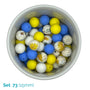 Silicone Beaded Dog Necklace - Set 73