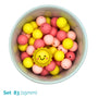 Silicone Beaded Dog Necklace - Set 83