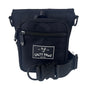 Salty Paws SnapLock Pro Training Pouch in black with quick release belt clip front view