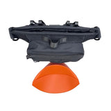 SnapLock Pro Training Pouch closed top view with orange silicone insert visible at base