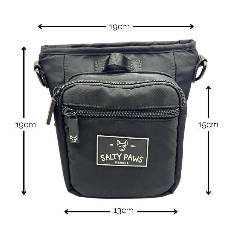 SnapLock Pro Training Pouch dimensions 19cm width and height 13cm base 15cm depth