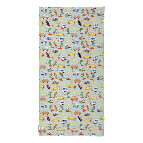 Surf's Up Adventure Towel Mint
